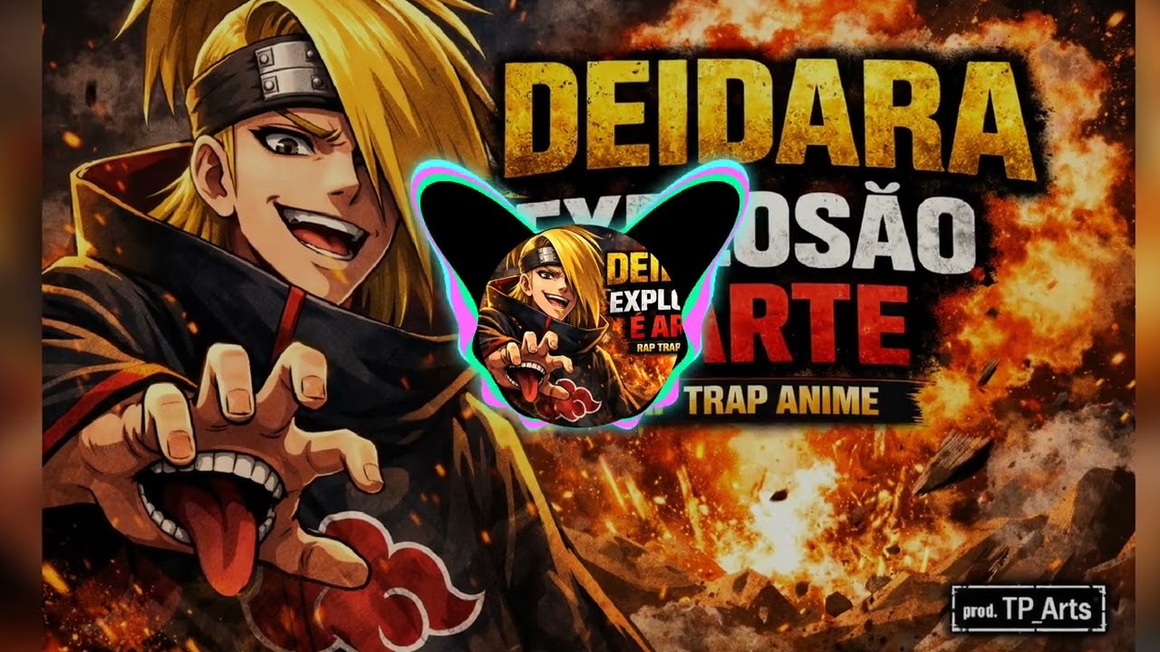 Deidara | Explosão é Arte – Rap Trap Anime | Naruto