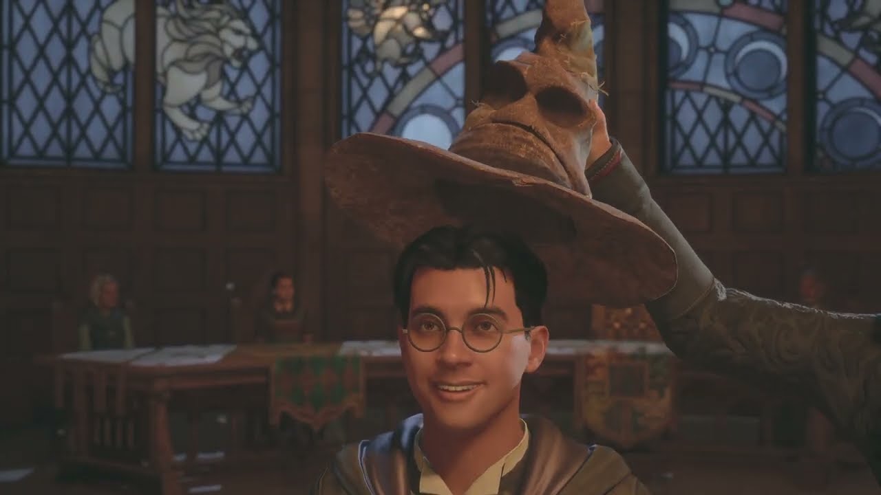 Sorting Ceremony (Ravenclaw) and meeting Prof. Weasley - Hogwarts Legacy