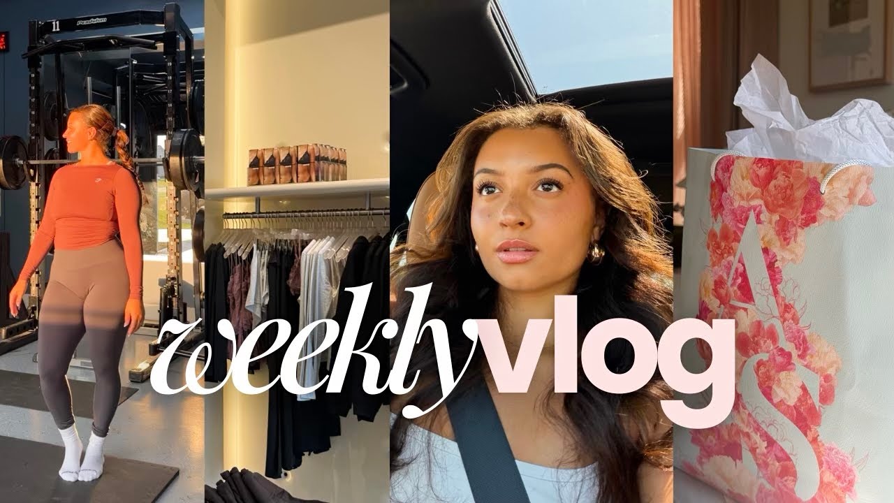 WEEKLY VLOG| I&rsquo;m Backkk + The Good Sheppard + Home Gym Reveal + Genna Starts School & Shopping Day! 