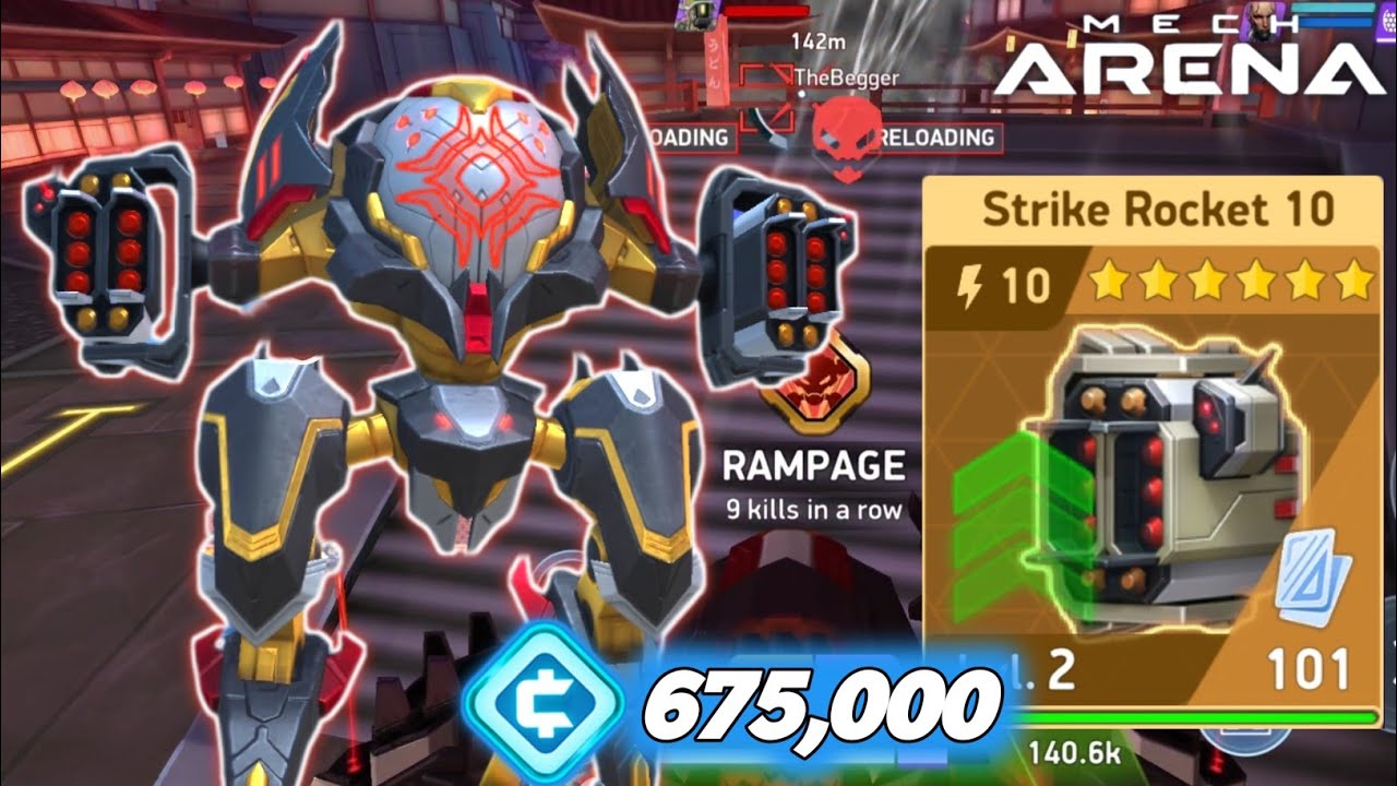 Solis and Strike Rocket 10: Is Strike Rocket Worth To Buy? - Mech Arena