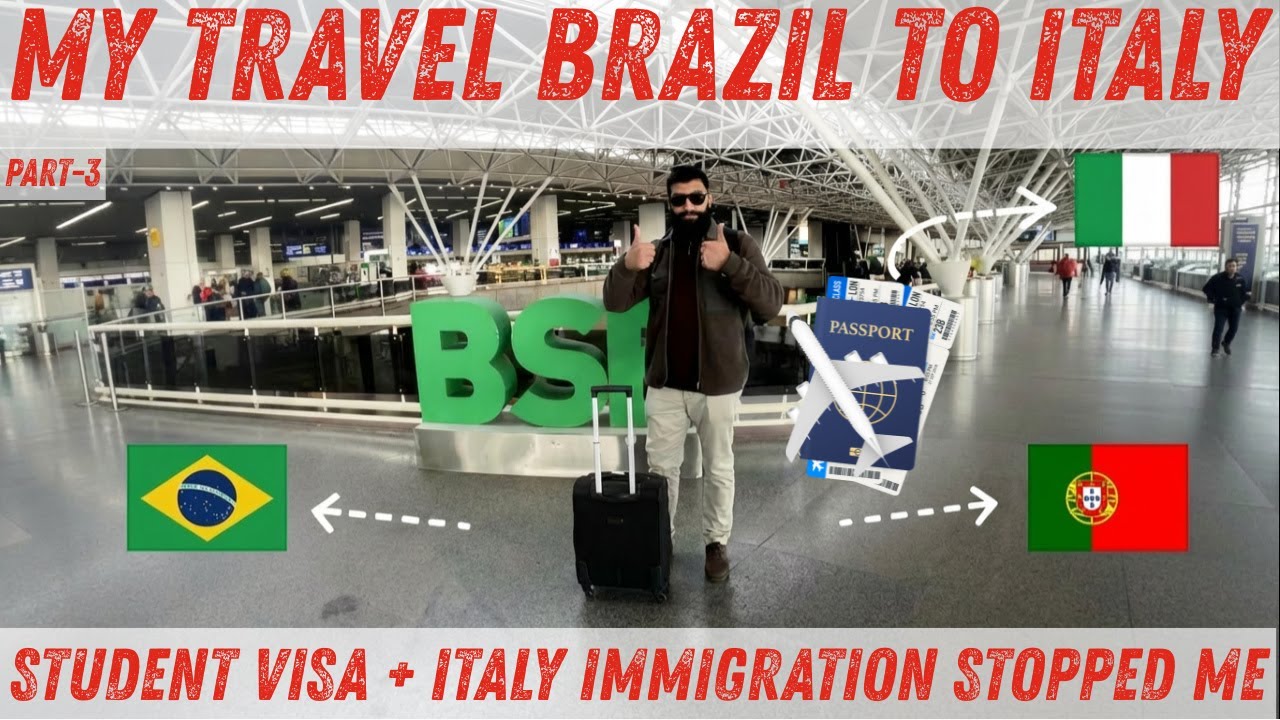 Italy Airport Immigration | First Time Entering Italy | Real Experience & Student Immigration Guide