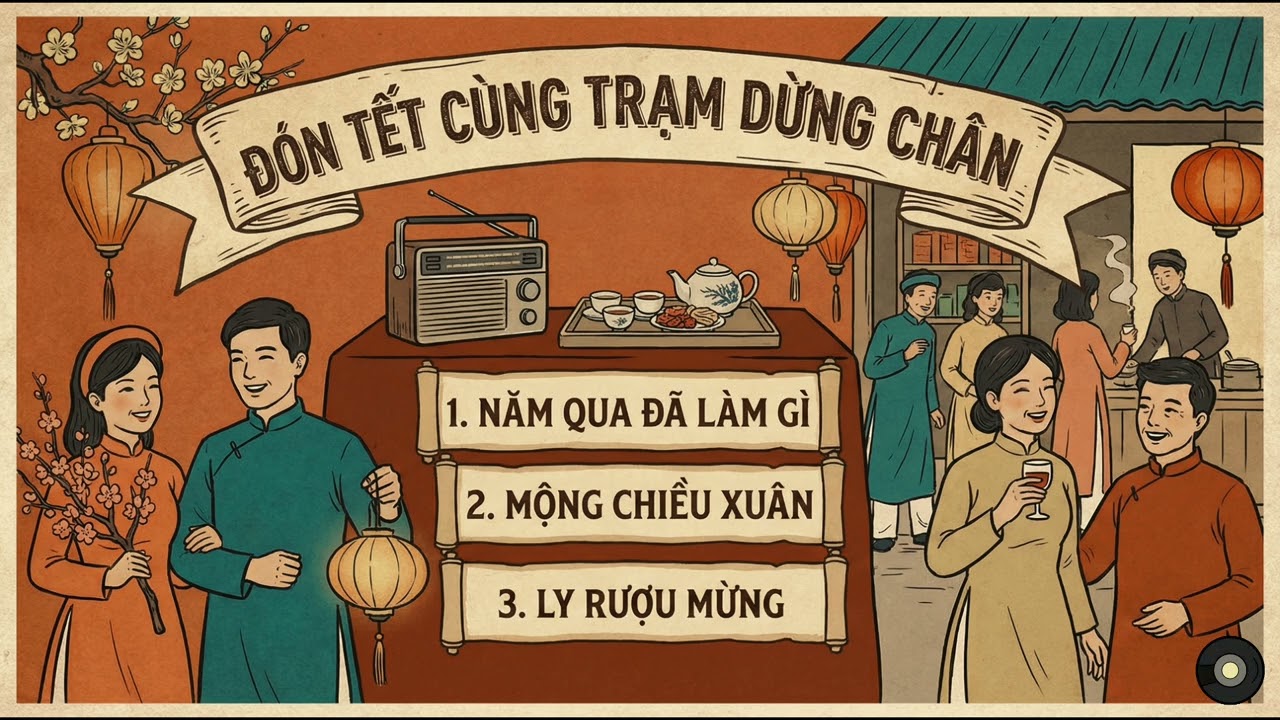Nhạc Tết | Đón Tết Cùng Trạm Dừng Chân | Chúc Mừng Năm Mới