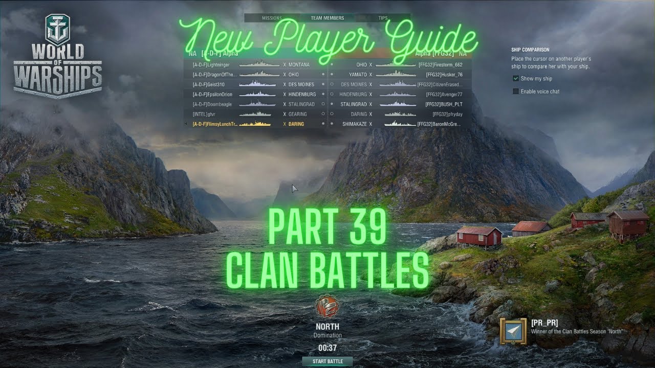 World of Warships - New Player Guide Series: Part 39 Clan Battles
