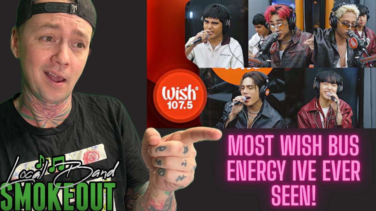 HOLY MOLY! SB19 - Dam ( Reaction ) LIVE ON WISH 107.5 BUS