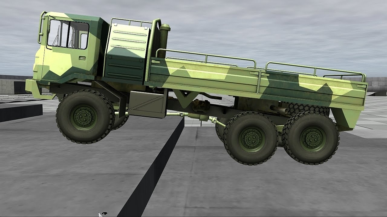 Rigs of Rods - Sisu SA 240 6x6 at the N-Labs Testing Facility