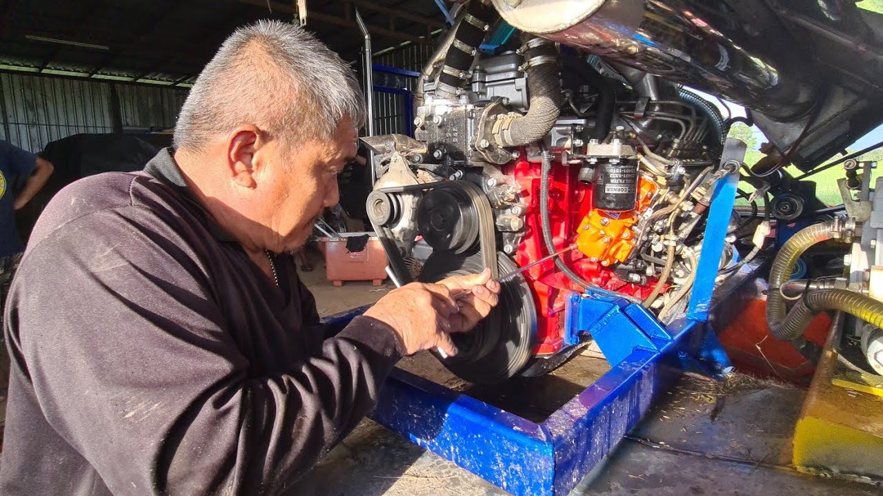 แต่งปั้ม hino jo5 ช่างช้าง ดีเซล กาวานาซิ่ง สุดจัด💥ขนาดไหนรับชมคลิปนี้🙏increase engine power 👍👍👍