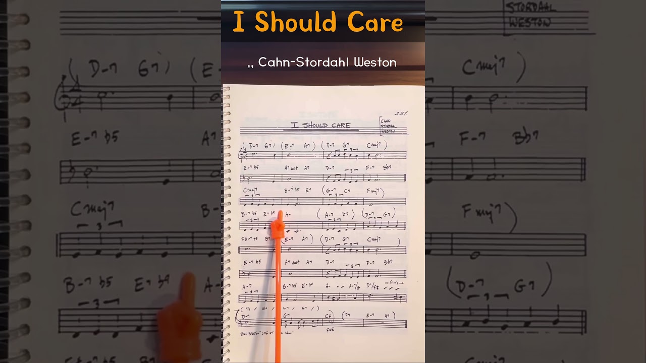 Shorts- Realbook studies 'I should care' #jazz #piano #sightreading