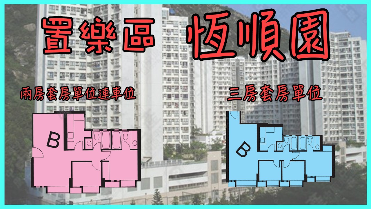 🏆【屯門上車即換樓終極攻略】恒順園：兩房套房連車位（年輕家庭完美起步）vs 三房套房（直接跳過換樓煩惱）｜置樂區最強民生圈，街市超市商場食肆5分鐘行晒！