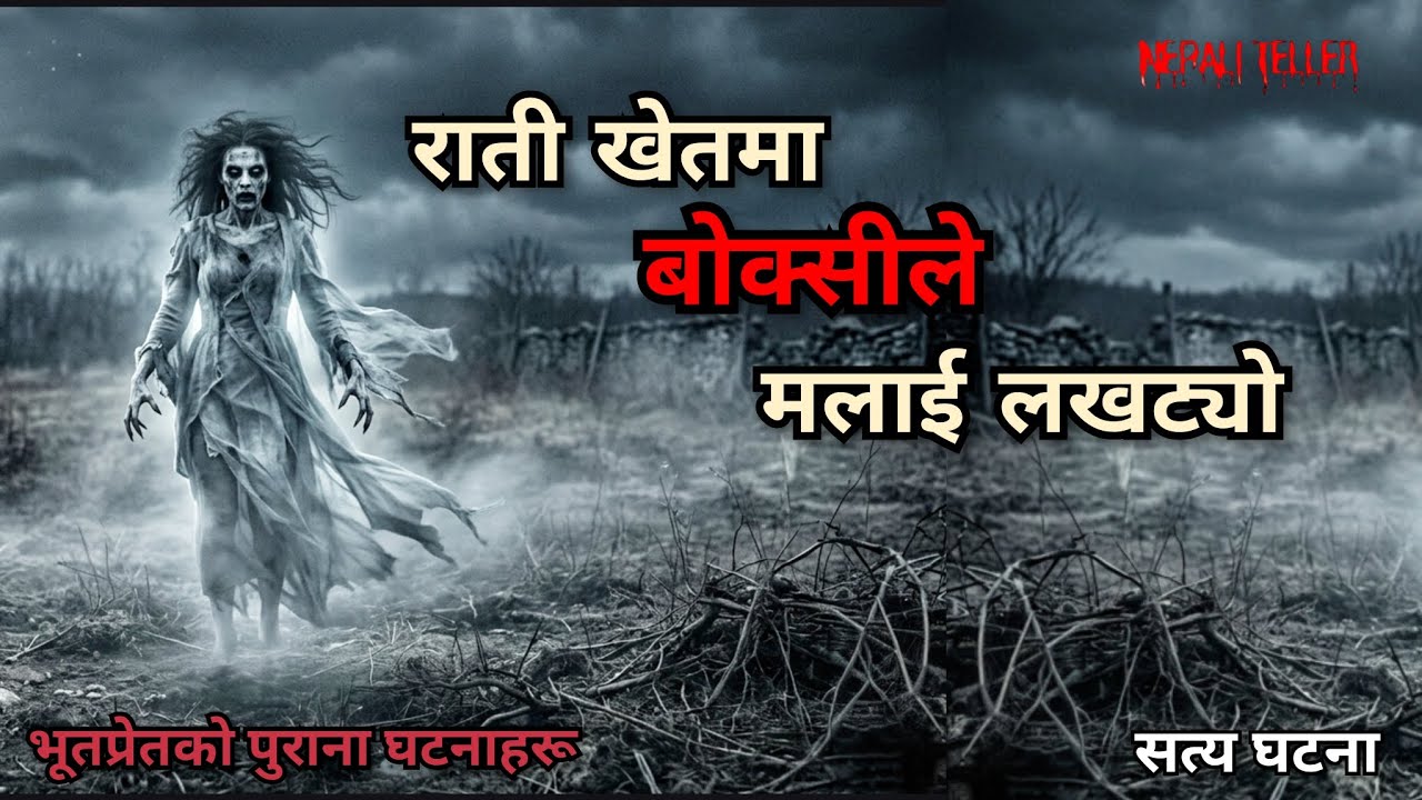 NEPALI GHOST STORY | RAATI KHET MAA BOKSI LE MALAI LAKHATYO | TRUE STORY | NEPALI TELLER