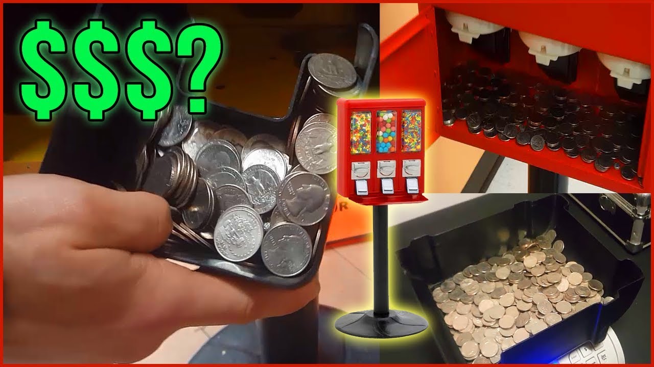 Collecting Money From Candy Vending Machines