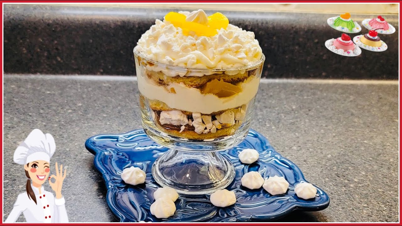 POSTRE CHAJA URUGUAYO EN COPA O VASO🍨🍰URUGUAYAN CHAJA DESSERT IN GLASS🍨🍰