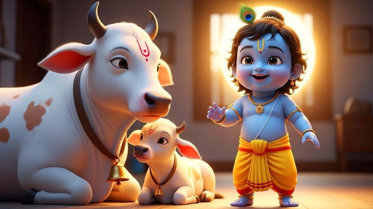 छोटी छोटी गैया छोटे छोटे ग्वाल। Choti Choti Gaiya Chote Chote Gwal। #kanha #krishna #krishnabhajan