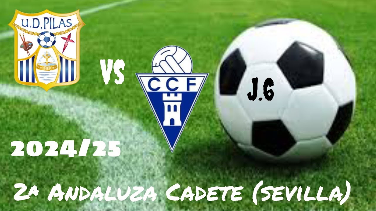 2ª Andaluza Cadete (Sevilla) jornada 6 u.d.pilas vs castilleja c.f