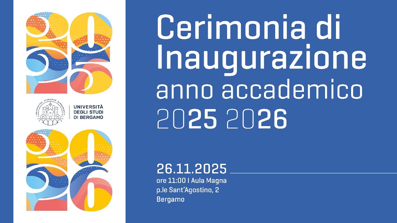 UNIBG | Inaugurazione anno accademico 2025 - 2026