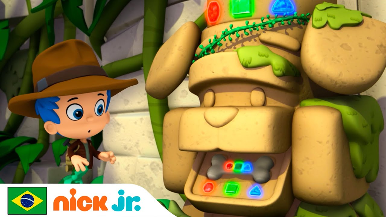 Bubble Guppies | Aventura para encontrar um Bubble Puppy perdido! | Nick Jr. em Português