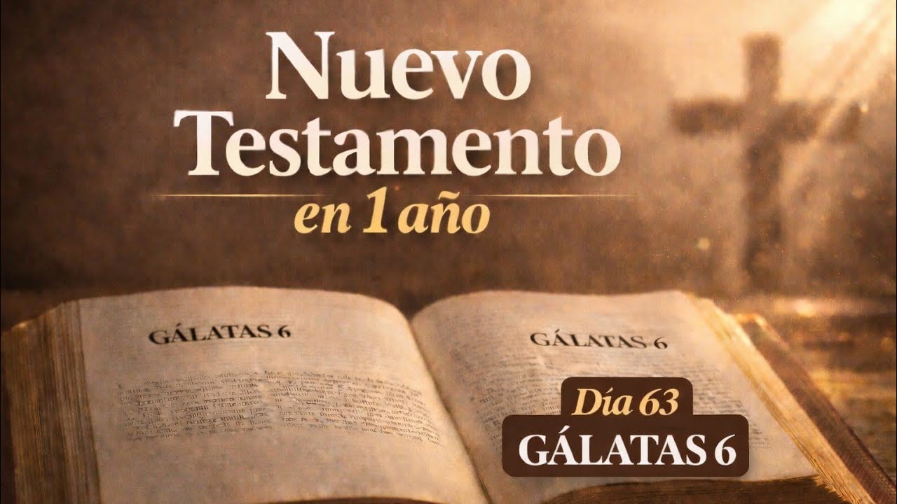 Día 63 | Gálatas 6 | Lectura Nuevo Testamento en un año 2026 #biblia #2026 #Jesus #fe #galatas