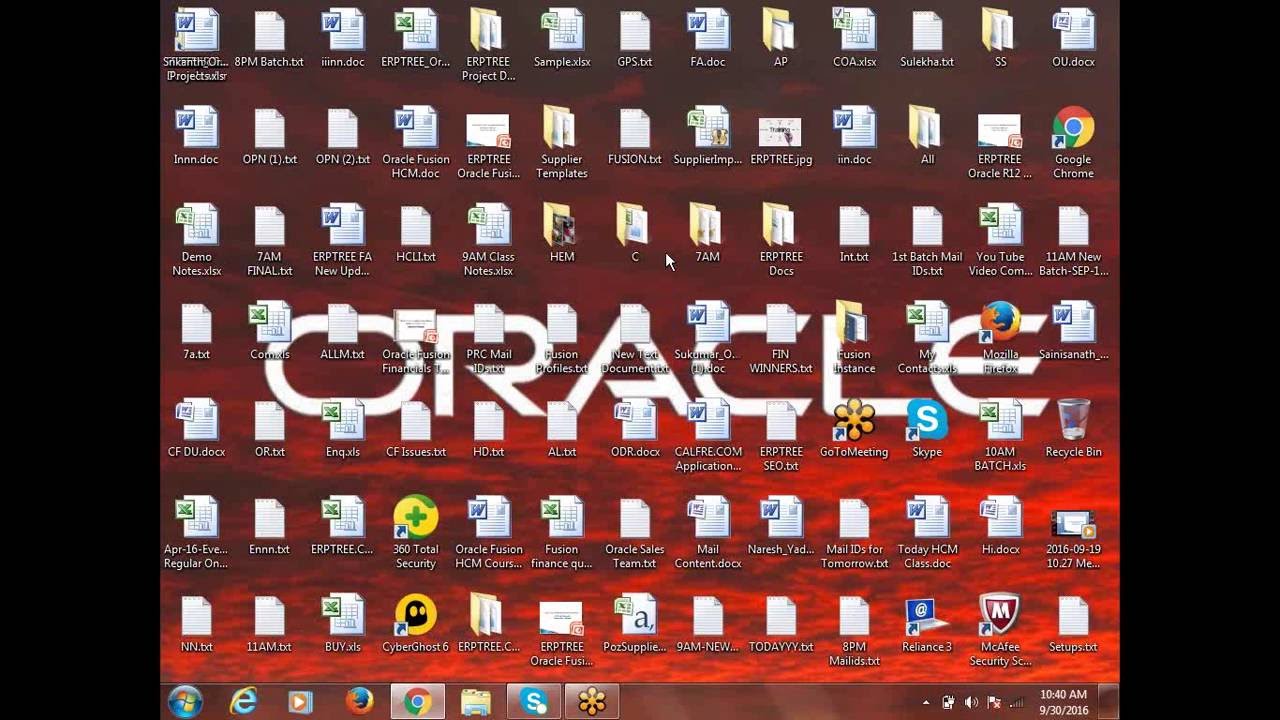 Oracle R12 Financials Training - COA Creation