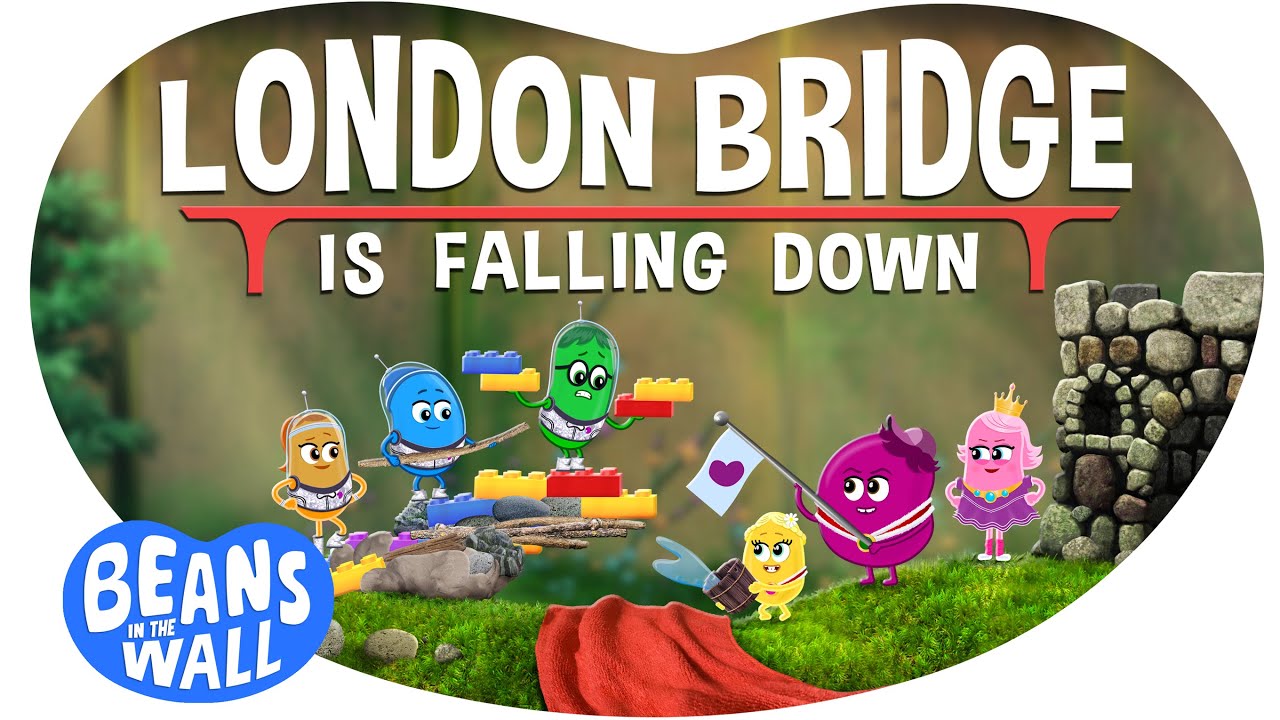 London Bridge is Falling Down | Kids Songs | Beans in the Wall