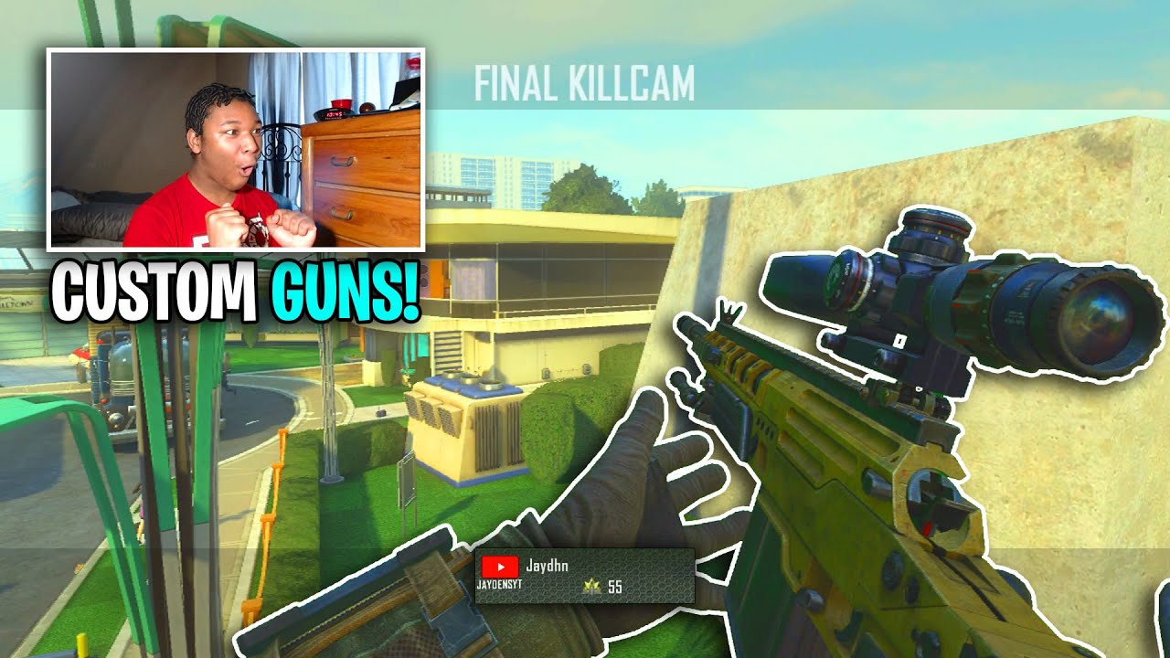HITTING TRICKSHOTS WITH CUSTOM GUNS ON CONSOLE BLACK OPS 2! (BO2 Serenity Trickshotting w/ 10 SHOTS)