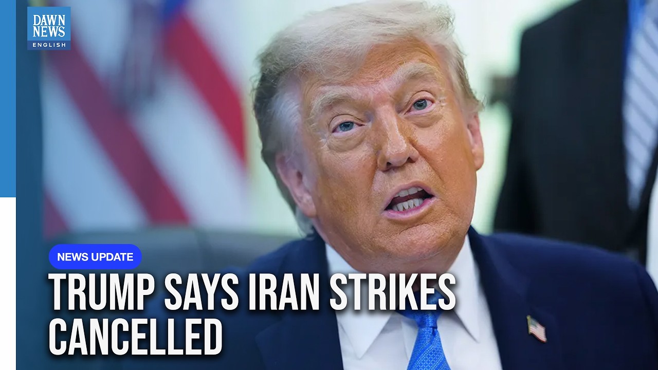 Trump Says Iran Strikes Cancelled After Regional Talks; Naval Blockade Remains | Dawn News English