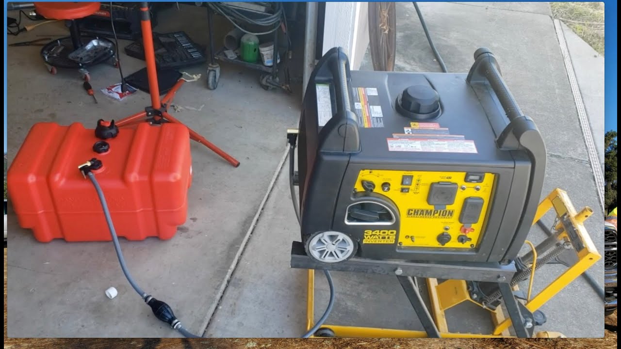 Champion 3100/3400 Generator Extended Run Time
