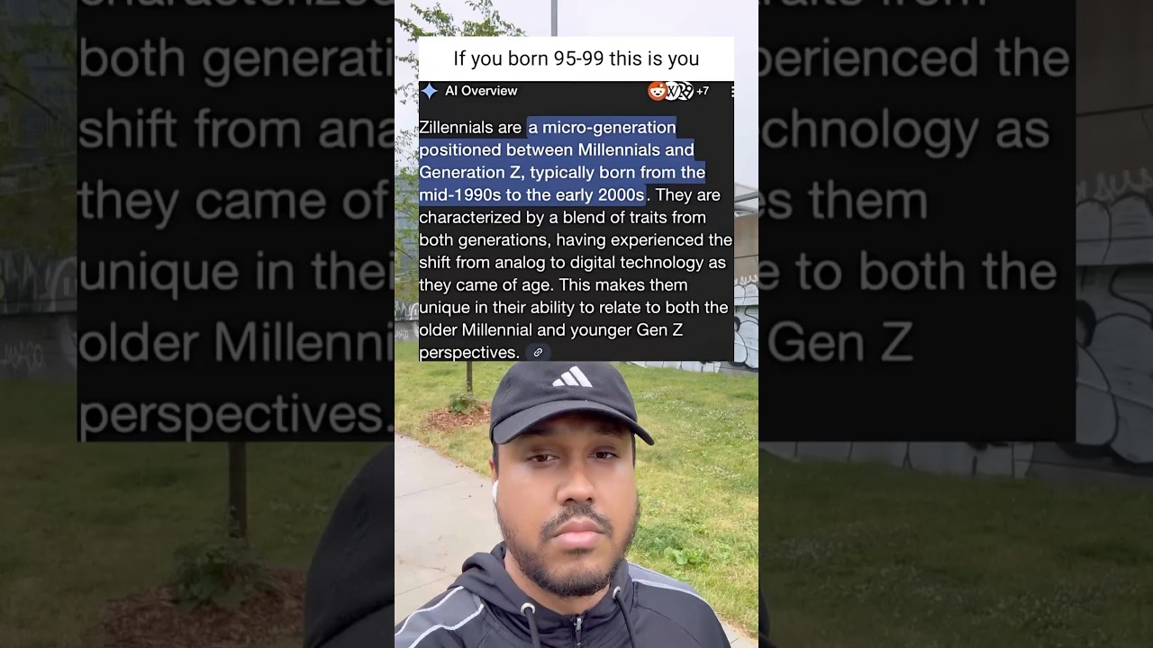 Zillennials are a microgeneration position between millennials and a generation Z