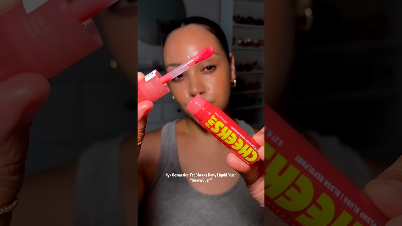 NYX COSMETICS FAT CHEEKS DEWY LIQUID BLUSH 💦 Эта формула просто великолепна! | AMY GLAM