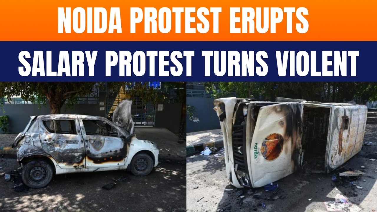Noida Turns Violent | Workers Clash With Police in Phase 2 Protest