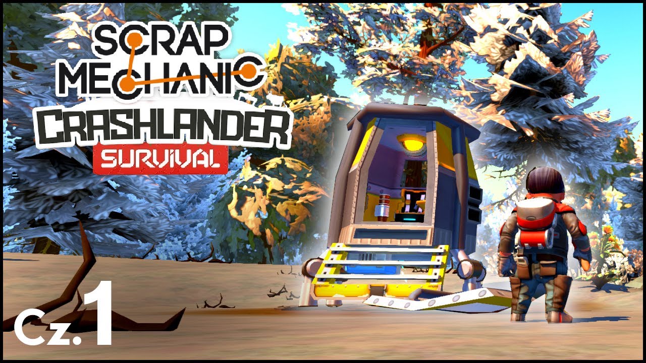 ROZBIŁEM SIĘ NA NIEZNANEJ PLANECIE - Scrap Mechanic Crashlander cz.1