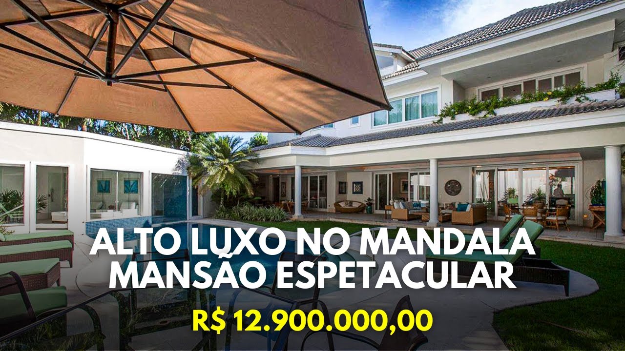 ALTO LUXO NO MANDALA - MANSÃO ESPETACULAR! Imóvel à venda na Barra da Tijuca - RJ | Royal4House