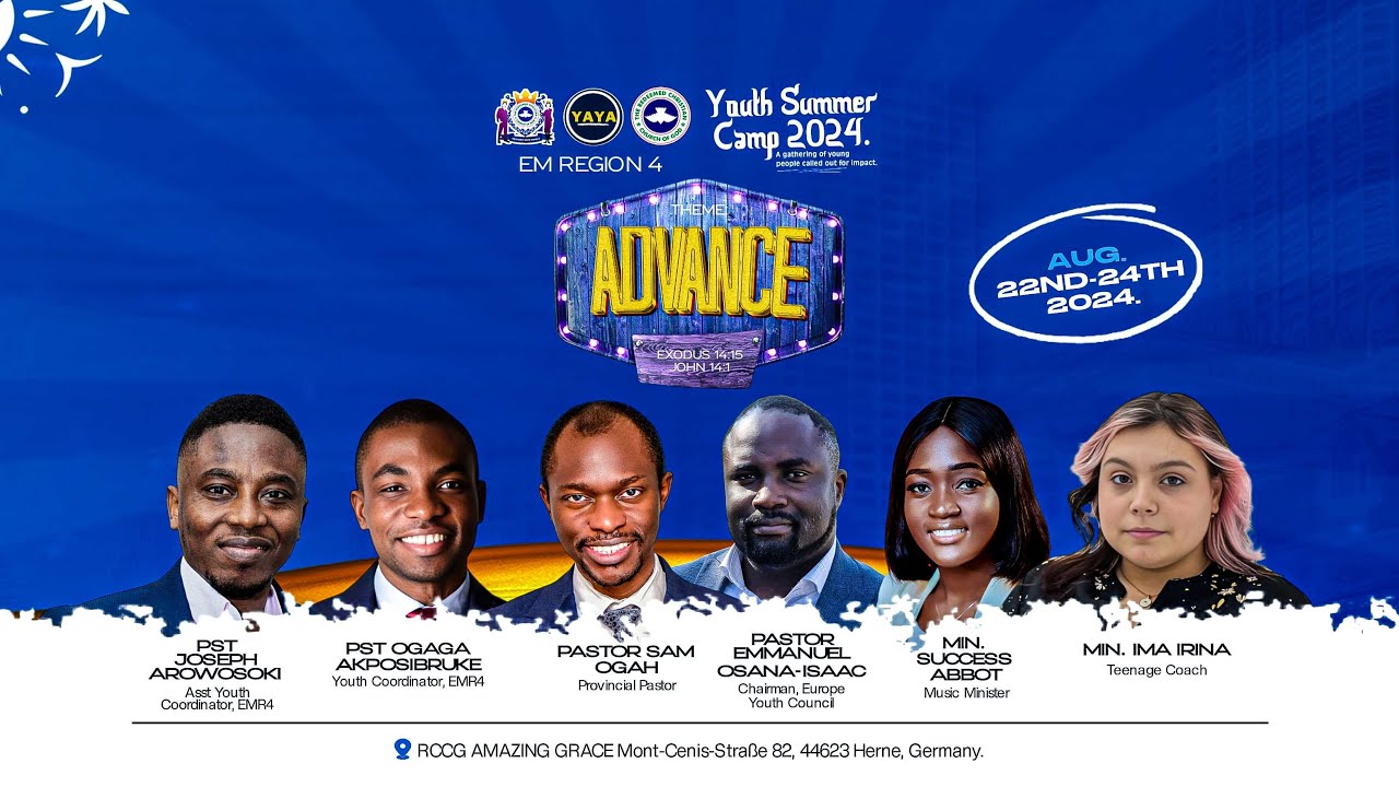 Day 2 - Morning Session | Theme: Advance | Fri. 22nd August 2024 | YAYA EM Region 4 Summer Camp