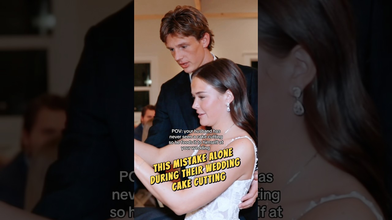 The Funniest Cake-Cutting Mistake at Their Wedding