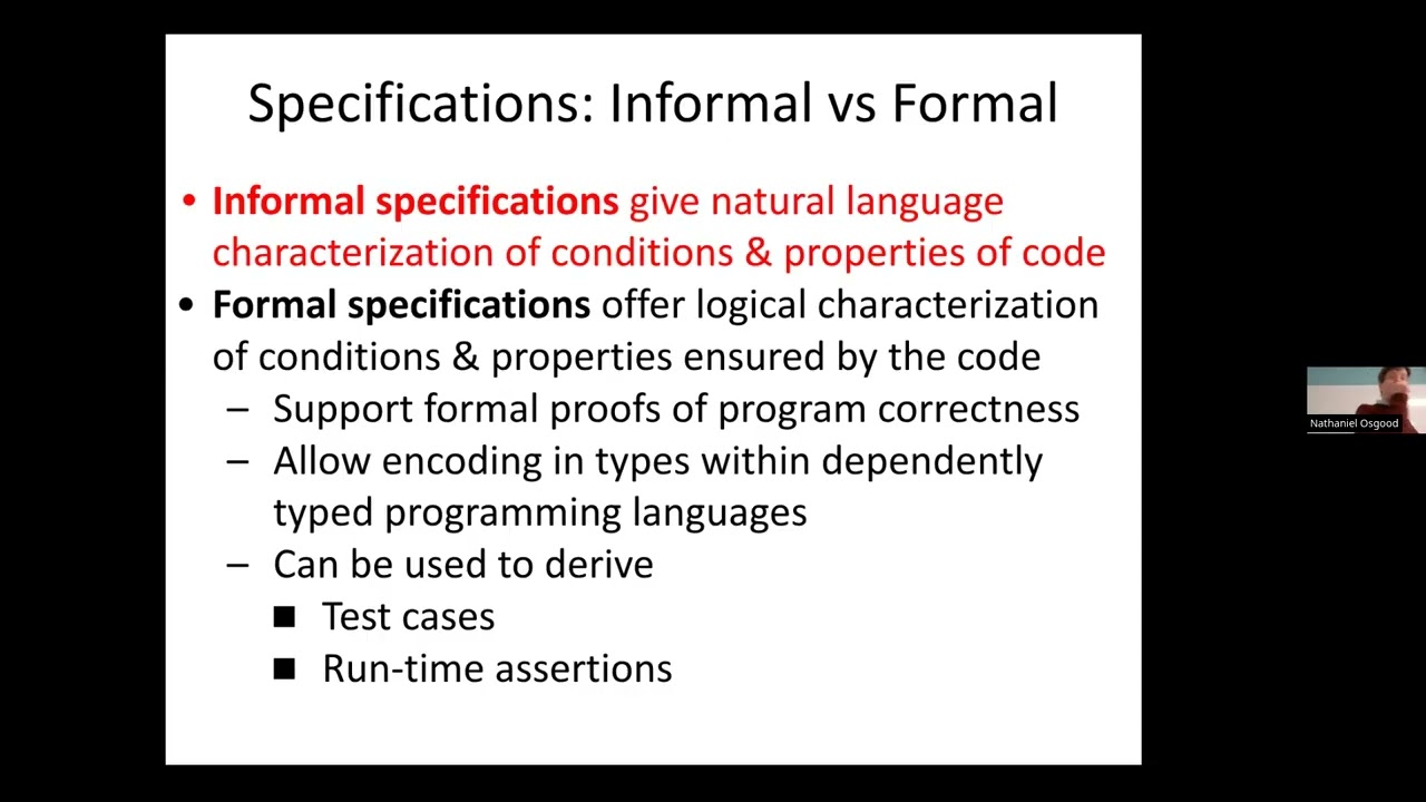 CMPT 371: Contracts & Specifications in Software Development: Informal Specifications 2
