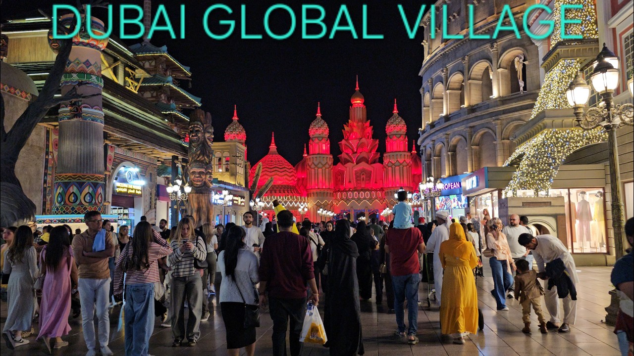 🇦🇪 UAE GLOBAL VILLAGE Dubai - World's Cultural Hub: Food, Shopping, Entertainment | Dubai Walk [4K]