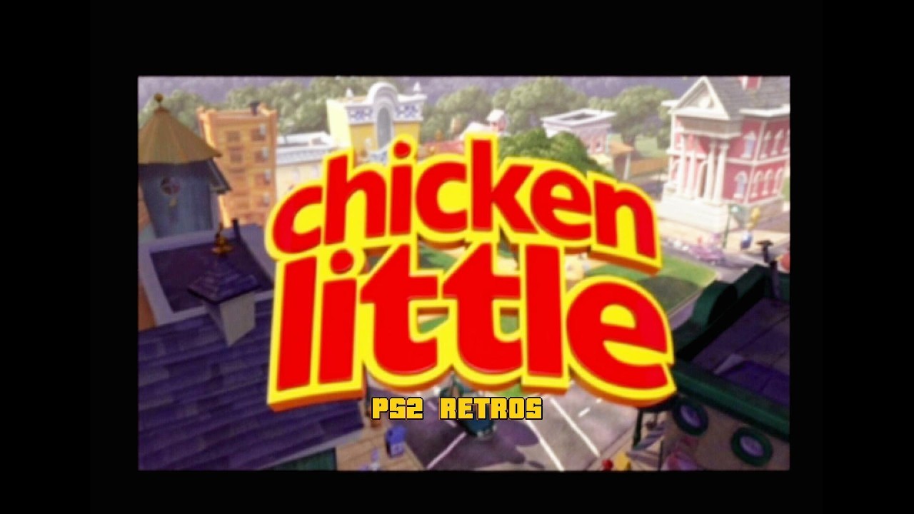 CHICKEN LITTLE ON PS2 GAMEPLAY SHOW WITH COMMENTARY RETRO PLATFORMER PLAYSTATION CLASSICS