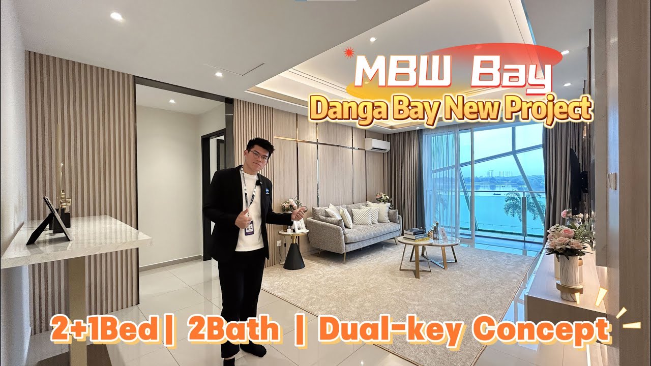 MBW Bay New Property Project right beside Danga Bay | Type D1 2+1 Dual-key Concept Unit