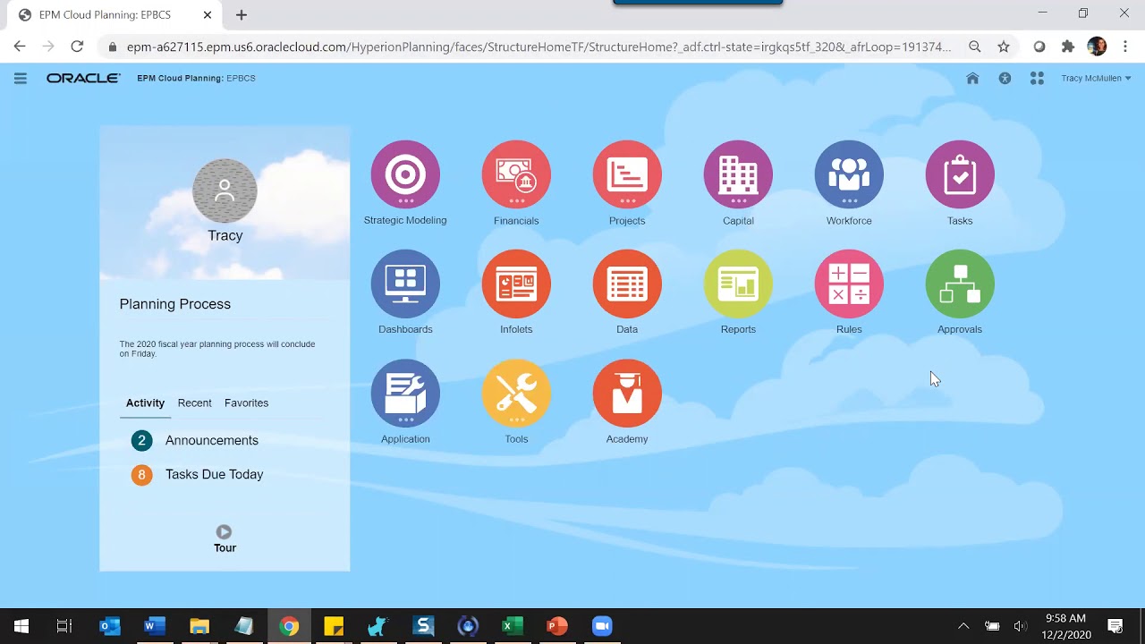 Demo Month: EPM Cloud Framework