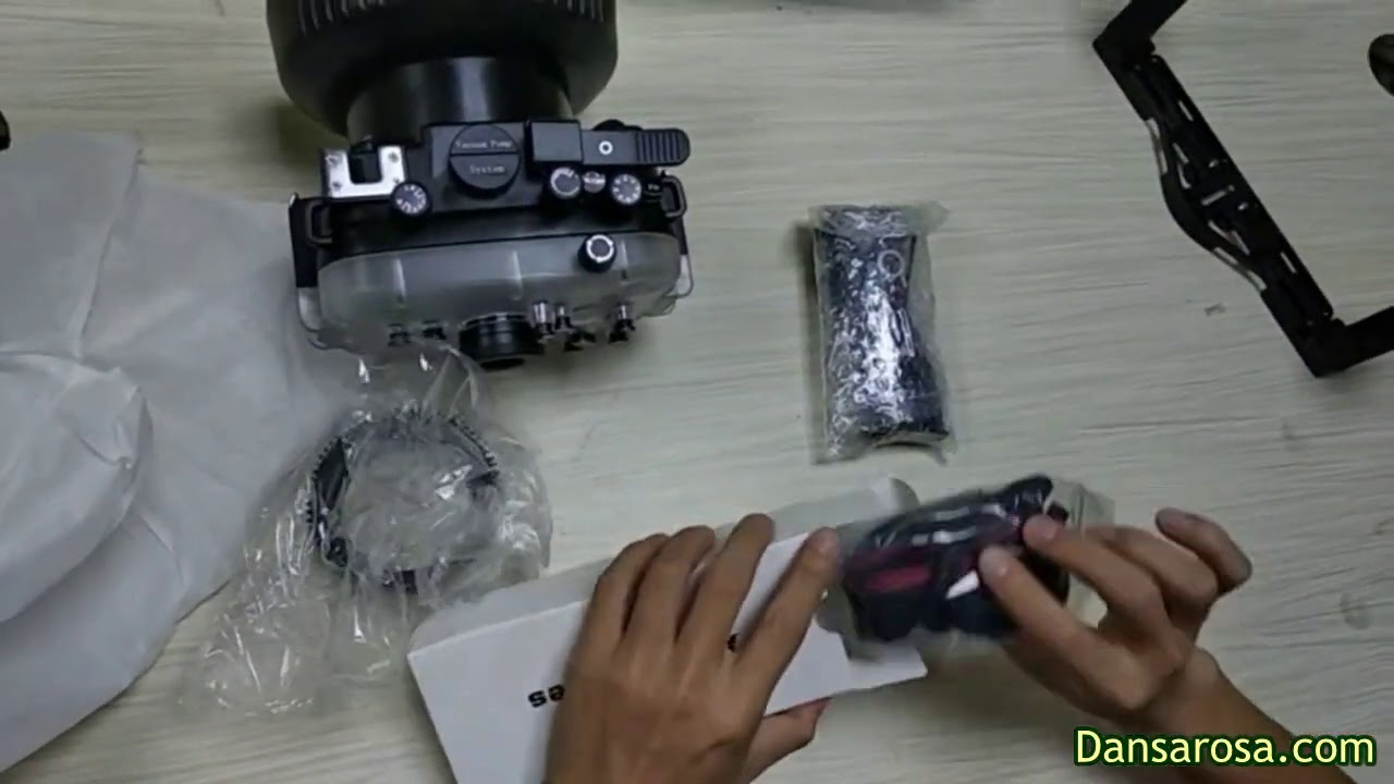 40m Meikon Fujifilm XT30 Underwater Housing Waterproof Case Unboxing
