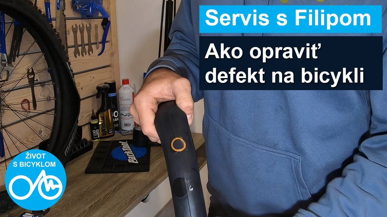 Ako opraviť defekt na bicykli pomocou lepidla aj samolepiacej záplaty