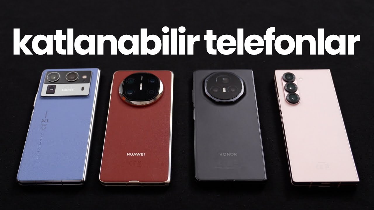 EN İYİ KATLANABİLİR HANGİSİ? | Z Fold 6, Magic V3, Mate X6 ve V Fold 2