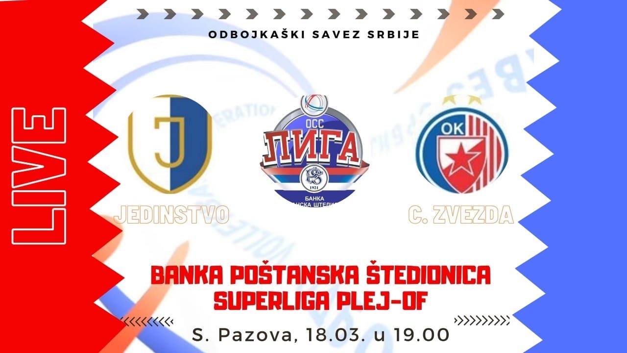 JEDINSTVO - C. ZVEZDA 1:3 /1. MEČ POLUFINALNE SERIJE PLEJ-OFA/