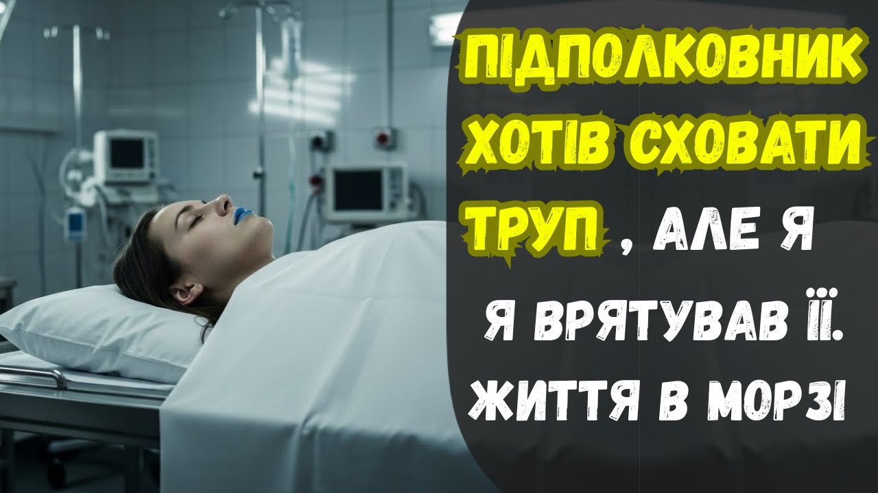 ПІДПОЛКОВНИК ХОТІВ СХОВАТИ ТРУП, але я врятував її. Життя в морзі
