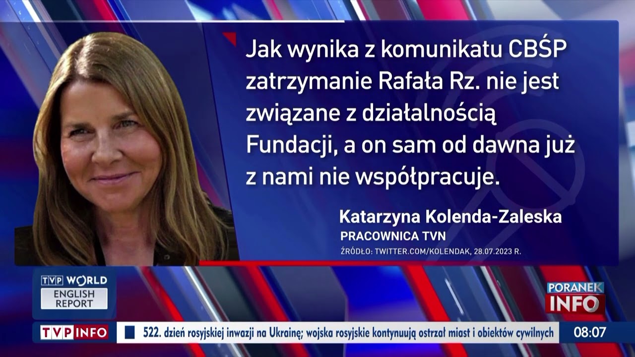 Były skarbnik i zastępca dyrektora finansowego TVN Rafał Rz. zatrzymany przez CBŚP