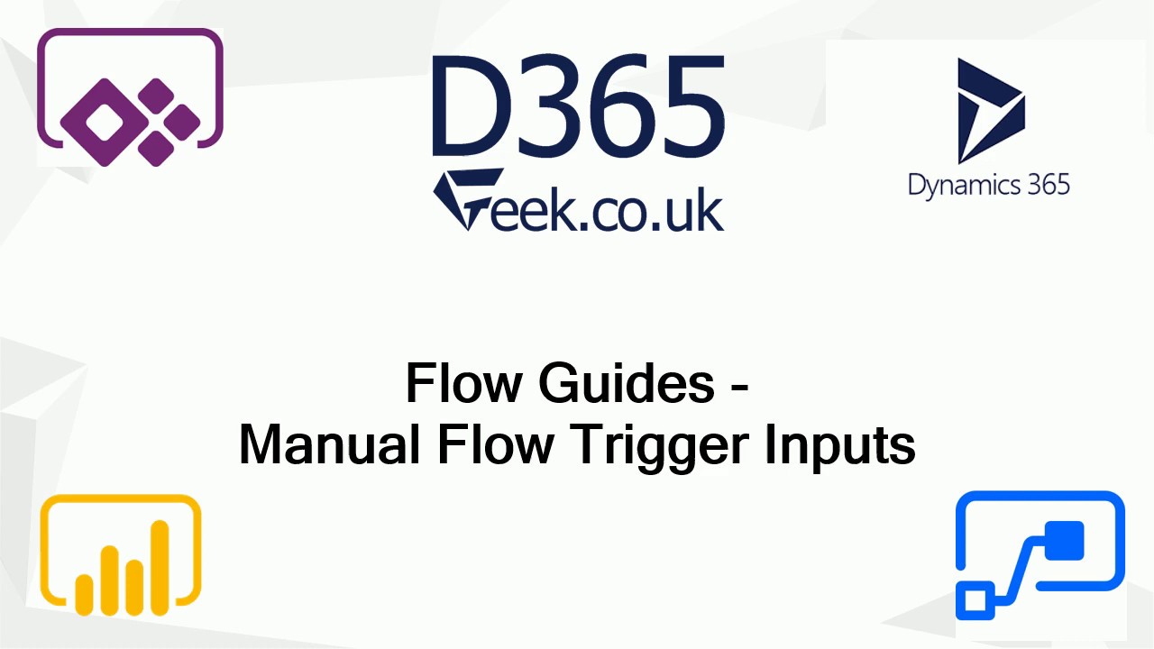 Power Automate Manually Trigger a Flow Inputs