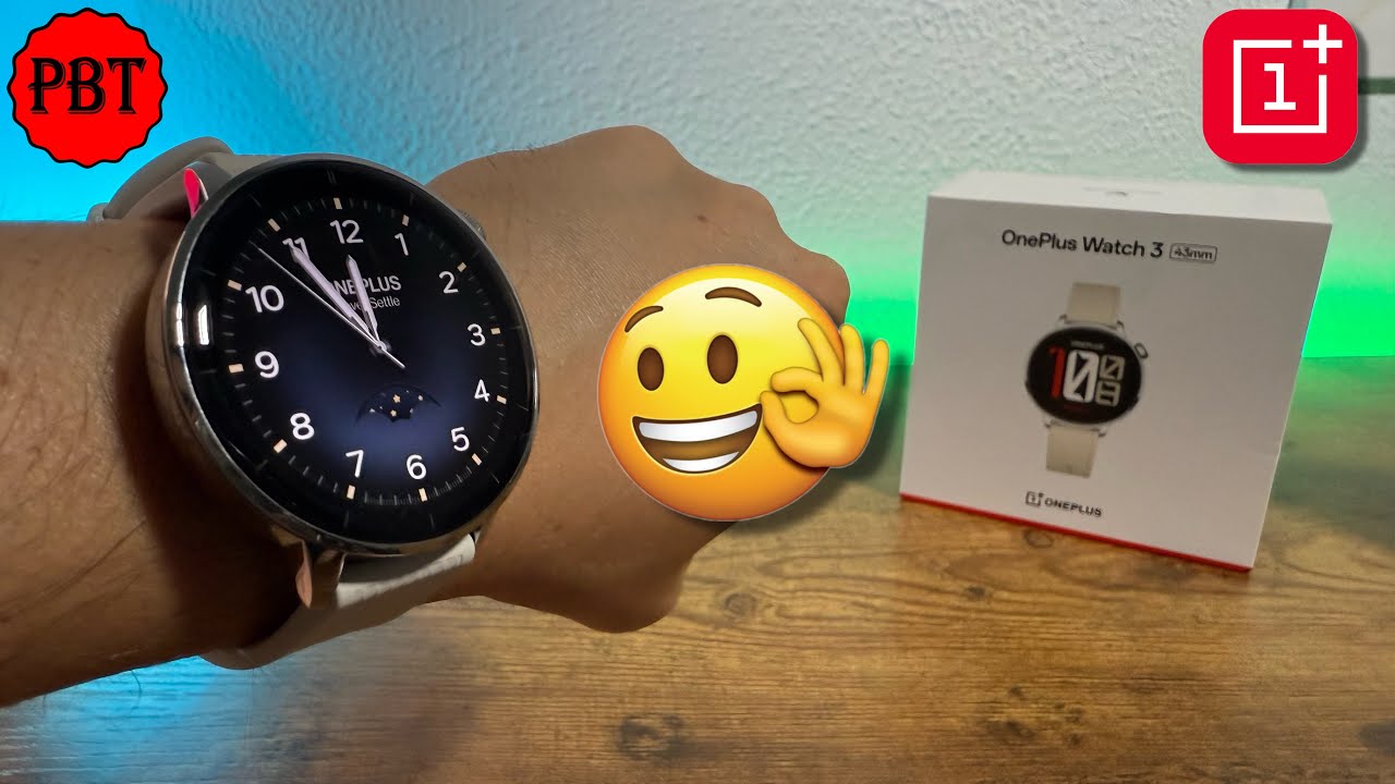 El SmartWatch compacto con MEJOR BATERÍA Review OnePlus Watch 3 43mm