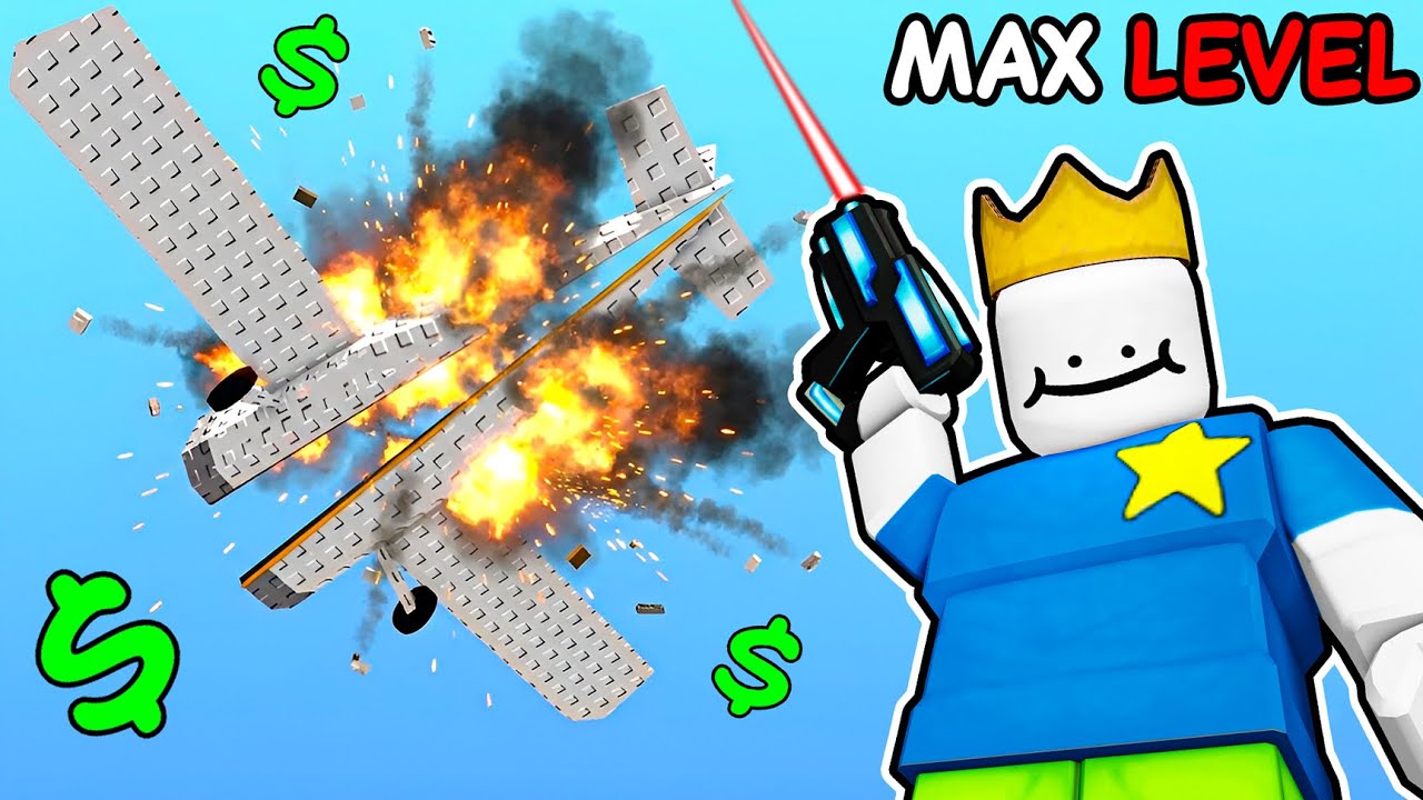 making MILLIONS by SHOOTING PLANES in Roblox..