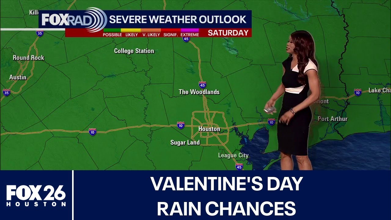 Houston weather: Feb. 12 update on Valentine's rain chances