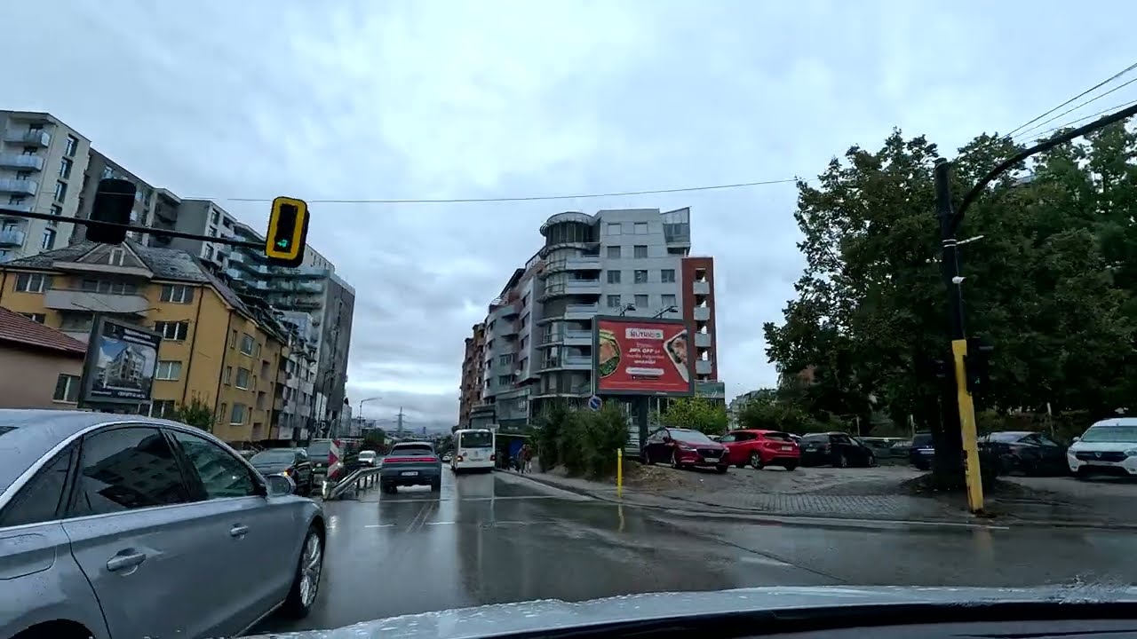 Drive through Sofia, Bulgaria/ 