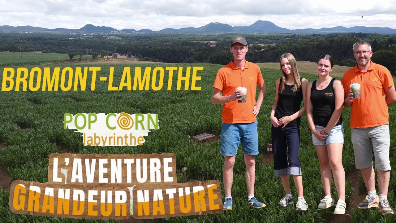 Bienvenue dans l'univers Pop Corn Labyrinthe à Bromont-Lamothe