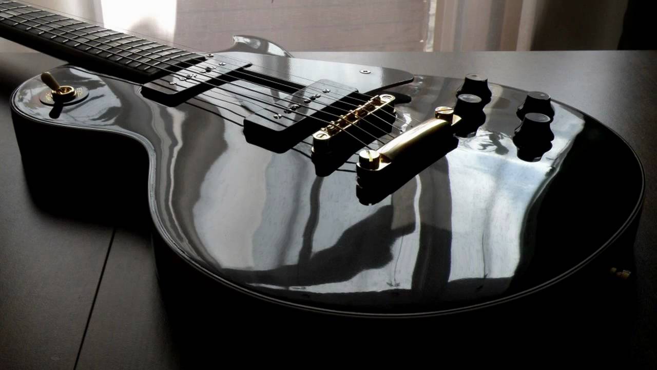 Refinished Vintage Jolana Diamant 1979 Custom Black Beauty Copy Gibson Les Paul 1954 My homemade
